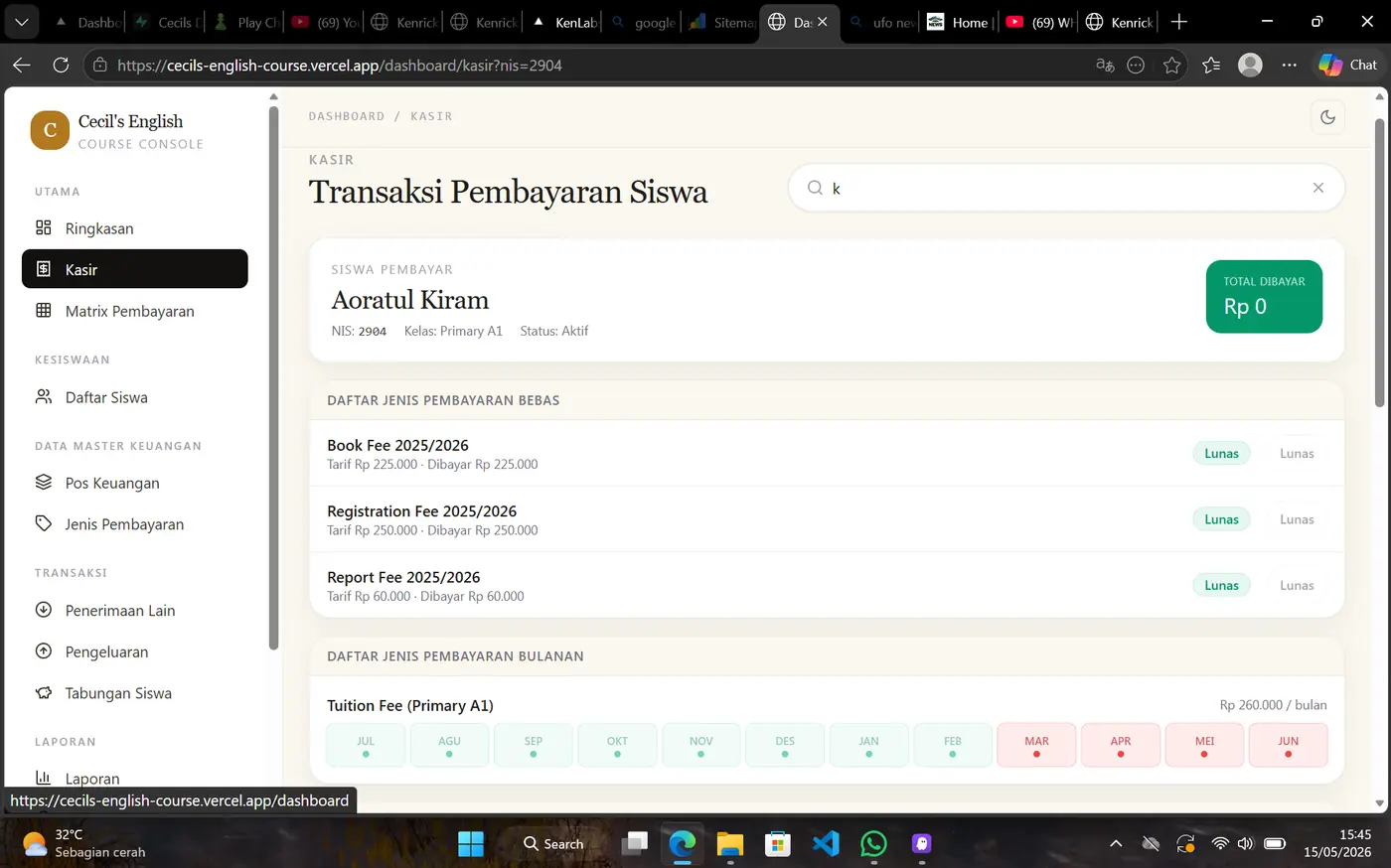 Course Management System